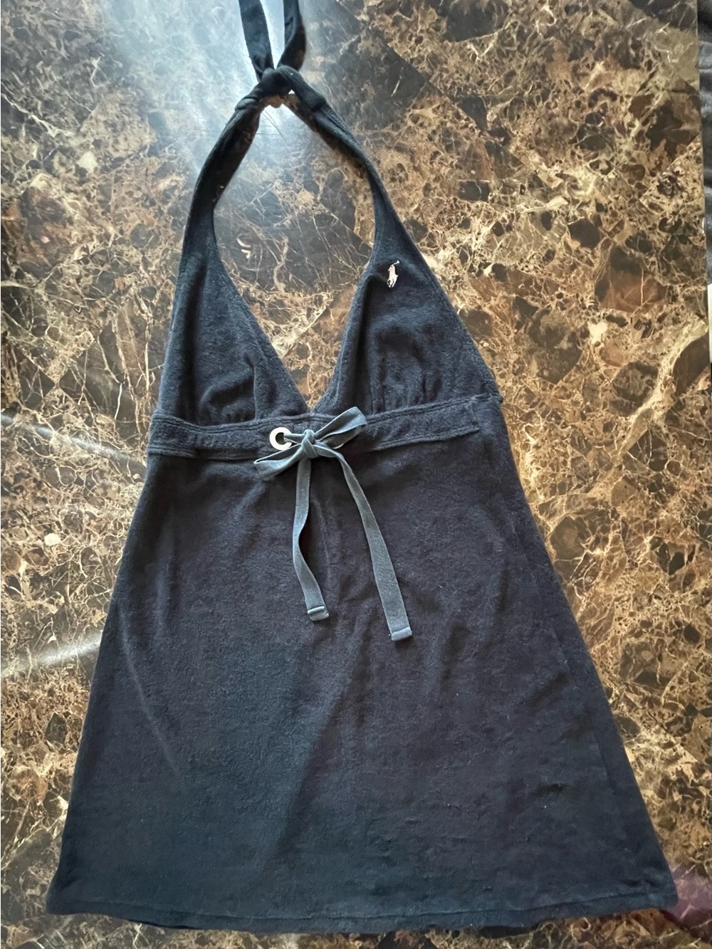 Ralph Lauren Halter tie cover up dress with tie
